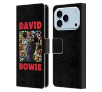 Head Case Designs sous Licence Officielle David Bowie Tonight Art D'Album Étui Portefeuille en Cuir Compatible avec Apple iPhone 17 Pro