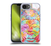 Head Case Designs sous Licence Officielle Dean Russo Buddha Liberty Culture Pop Coque en Gel [Protection de Qualité Militaire] Compatible avec Apple iPhone 16e Et Compatible avec MagSafe