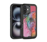Head Case Designs sous Licence Officielle Dean Russo Courage, Hope & Love Chiens 3 Étui Antichoc Ultra-Blindé Compatible avec Apple iPhone 16