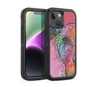 Head Case Designs sous Licence Officielle Dean Russo Courage, Hope & Love Chiens 3 Étui Antichoc Ultra-Blindé Compatible avec Apple iPhone 14