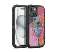 Head Case Designs sous Licence Officielle Dean Russo Courage, Hope & Love Chiens 3 Étui Antichoc Ultra-Blindé Compatible avec Apple iPhone 15