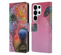Head Case Designs sous Licence Officielle Dean Russo Tinkerbell Chiens 3 Étui Portefeuille en Cuir Compatible avec Samsung Galaxy S26 Ultra