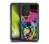 Head Case Designs sous Licence Officielle Dean Russo Yorkie Chiens Étui Antichoc Ultra-Blindé Compatible avec Samsung Galaxy A53 5G (2022)