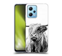 Head Case Designs sous Licence Officielle Dorit Fuhg Portrait d'une Vache de Région montagneuse Histoires de Voyage Coque en Gel Doux Compatible avec Xiaomi Redmi Note 12 5G