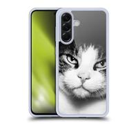 Head Case Designs sous Licence Officielle Dorit Fuhg Regard de Chat Animaux Et Vie Urbaine Coque en Gel [Protection de Qualité Militaire] Compatible avec Samsung Galaxy A56 5G