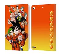 Head Case Designs sous Licence Officielle Dragon Ball Groupe Personnages Étui Portefeuille en Cuir Compatible avec Apple iPad 9.7 2017 / iPad 9.7 2018