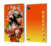 Head Case Designs sous Licence Officielle Dragon Ball Groupe Personnages Étui Portefeuille en Cuir Compatible avec Apple iPad Pro 11 2020/2021 / 2022