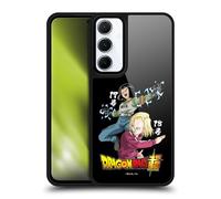 Head Case Designs Sous Licence Officielle Dragon Ball Super Android 17 Et 18 Universe Survival Characters Coque en gel renforcée [Protection de Qualité Militaire] Compatible avec Samsung Galaxy A55 5G
