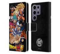 Head Case Designs sous Licence Officielle Dragon Ball Super Goku Universe Survival Characters Étui Portefeuille en Cuir Compatible avec Samsung Galaxy S25 Ultra
