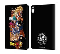Head Case Designs sous Licence Officielle Dragon Ball Super Goku Universe Survival Characters Étui Portefeuille en Cuir Compatible avec Apple iPad 10.9 2022/2025