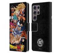 Head Case Designs sous Licence Officielle Dragon Ball Super Goku Universe Survival Characters Étui Portefeuille en Cuir Compatible avec Samsung Galaxy S24 Ultra 5G