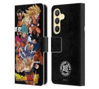 Head Case Designs sous Licence Officielle Dragon Ball Super Goku Universe Survival Characters Étui Portefeuille en Cuir Compatible avec Samsung Galaxy S24 5G