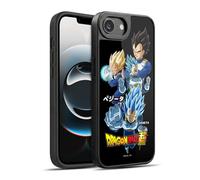 Head Case Designs sous Licence Officielle Dragon Ball Super Vegeta Universe Survival Characters Coque en Gel renforcée [Protection de Qualité Militaire] Compatible avec Apple iPhone 16e / iPhone 17e
