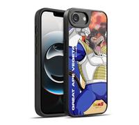 Head Case Designs sous Licence Officielle Dragon Ball Z Great Ape Vegeta Saiyan Arc Characters Coque en Gel renforcée [Protection de Qualité Militaire] Compatible avec Apple iPhone 16e / iPhone 17e