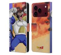 Head Case Designs sous Licence Officielle Dragon Ball Z Great Ape Vegeta Saiyan Arc Characters Étui Portefeuille en Cuir Compatible avec Apple iPhone 18 Pro Max