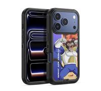 Head Case Designs sous Licence Officielle Dragon Ball Z Great Ape Vegeta Saiyan Arc Characters Étui Antichoc Ultra-Blindé Compatible avec Apple iPhone 17 Pro Max