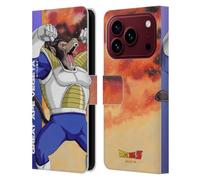 Head Case Designs sous Licence Officielle Dragon Ball Z Great Ape Vegeta Saiyan Arc Characters Étui Portefeuille en Cuir Compatible avec Apple iPhone 18 Pro