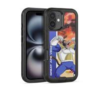 Head Case Designs sous Licence Officielle Dragon Ball Z Great Ape Vegeta Saiyan Arc Characters Étui Antichoc Ultra-Blindé Compatible avec Apple iPhone 16