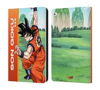 Head Case Designs sous Licence Officielle Dragon Ball Z Son Goku Saiyan Arc Characters Étui Portefeuille en Cuir Compatible avec Apple iPad Air 2 (2014)