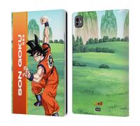 Head Case Designs sous Licence Officielle Dragon Ball Z Son Goku Saiyan Arc Characters Étui Portefeuille en Cuir Compatible avec Apple iPad Pro 11 M4/M5 2024/2025
