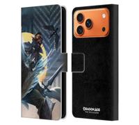 Head Case Designs sous Licence Officielle EA Bioware Dragon Age Davrin Les Graphismes de Veilguard Étui Portefeuille en Cuir Compatible avec Apple iPhone 17 Pro Max