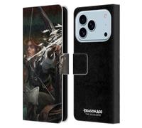 Head Case Designs sous Licence Officielle EA Bioware Dragon Age Harding Les Graphismes de Veilguard Étui Portefeuille en Cuir Compatible avec Apple iPhone 17 Pro