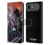 Head Case Designs sous Licence Officielle EA Bioware Dragon Age Neve Les Graphismes de Veilguard Étui Portefeuille en Cuir Compatible avec Apple iPhone 17 Air