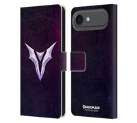 Head Case Designs sous Licence Officielle EA Bioware Dragon Age Sceau 3D Les Graphismes de Veilguard Étui Portefeuille en Cuir Compatible avec Apple iPhone 17 Air