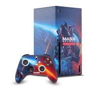 Head Case Designs Sous Licence Officielle EA Bioware Mass Effect Art raphiques légendaires Enveloppement De Console De Jeu Et Skins Pour Manette De Jeu Ensemble compatible avec Xbox Series X