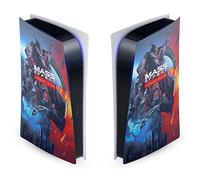 Head Case Designs sous Licence Officielle EA Bioware Mass Effect Art raphiques légendaires Vinyle Plaque Frontale Autocollant De Jeu Peau Autocollant Compatible avec PS5 Digital Edition Console