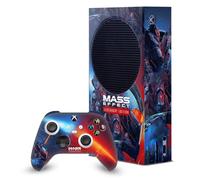 Head Case Designs Sous Licence Officielle EA Bioware Mass Effect Key Art Legendary Graphics Enveloppement De Console De Jeu Et Skins Pour Manette compatible avec Xbox Series S Console & Controller Bundle