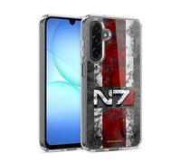 Head Case Designs sous Licence Officielle EA Bioware Mass Effect Logo N7 en détresse Graphiques Coque en Gel [Protection de Qualité Militaire] Compatible avec Samsung Galaxy A17 4G / 5G