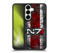 Head Case Designs sous Licence Officielle EA Bioware Mass Effect Logo N7 en détresse Graphiques Coque en Gel renforcée [Protection de Qualité Militaire] Compatible avec Samsung Galaxy S25