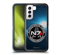 Head Case Designs sous Licence Officielle EA Bioware Mass Effect Programme de Formation N7 3 Badges et Logos Étui Antichoc Ultra-Blindé Compatible avec Samsung Galaxy S21 5G