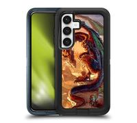 Head Case Designs sous Licence Officielle Ed Beard Jr Courage A Mal Placé Dragons Étui Antichoc Ultra-Blindé Compatible avec Samsung Galaxy S24 5G