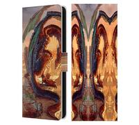 Head Case Designs sous Licence Officielle Ed Beard Jr Courage A Mal Placé Série Mythique Étui Portefeuille en Cuir Compatible avec Samsung Galaxy S25 FE