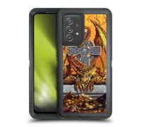Head Case Designs sous Licence Officielle Ed Beard Jr Croix Celtique d'automne Dragons Étui Antichoc Ultra-Blindé Compatible avec Galaxy A52 / A52s / 5G (2021)