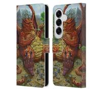 Head Case Designs sous Licence Officielle Ed Beard Jr Déjeuner avec Un Cure-Dent Dragons Étui Portefeuille en Cuir Compatible avec Samsung Galaxy S26