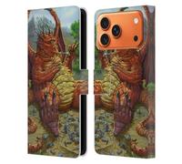 Head Case Designs sous Licence Officielle Ed Beard Jr Déjeuner avec Un Cure-Dent Série Mythique Étui Portefeuille en Cuir Compatible avec Apple iPhone 17 Pro Max
