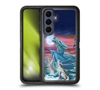 Head Case Designs sous Licence Officielle Ed Beard Jr Lune De Loup De Chanson De Lune Dragons Étui Antichoc Ultra-Blindé Compatible avec Samsung Galaxy S25 FE