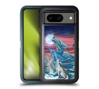 Head Case Designs sous Licence Officielle Ed Beard Jr Lune De Loup De Chanson De Lune Dragons Étui Antichoc Ultra-Blindé Compatible avec Google Pixel 8