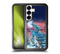 Head Case Designs sous Licence Officielle Ed Beard Jr Lune De Loup De Chanson De Lune Dragons Étui Antichoc Ultra-Blindé Compatible avec Samsung Galaxy S25+