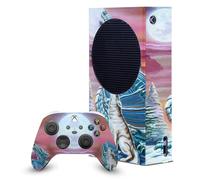 Head Case Designs Sous Licence Officielle Ed Beard Jr Moon Song Wolf Moon Dragons Enveloppement De Console De Jeu Et Skins Pour Manette compatible avec Xbox Series S Console & Controller Bundle