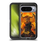 Head Case Designs sous Licence Officielle Ed Beard Jr Signe Avant-Coureur De Feu Dragons Étui Antichoc Ultra-Blindé Compatible avec Google Pixel 10 Pro XL