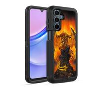 Head Case Designs sous Licence Officielle Ed Beard Jr Signe Avant-Coureur De Feu Dragons Étui Antichoc Ultra-Blindé Compatible avec Samsung Galaxy A15