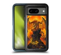 Head Case Designs sous Licence Officielle Ed Beard Jr Signe Avant-Coureur De Feu Dragons Étui Antichoc Ultra-Blindé Compatible avec Google Pixel 8