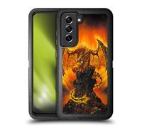 Head Case Designs sous Licence Officielle Ed Beard Jr Signe Avant-Coureur De Feu Dragons Étui Antichoc Ultra-Blindé Compatible avec Samsung Galaxy S21 FE 5G