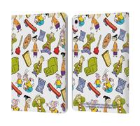 Head Case Designs sous Licence Officielle Ed, EDD, n Eddy Icones Graphiques Étui Portefeuille en Cuir Compatible avec Apple iPad Air 13 2024/2025