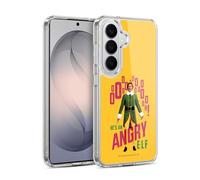 Head Case Designs sous Licence Officielle Elf Movie Elfe en colère Graphiques 2 Coque en Gel [Protection de Qualité Militaire] Compatible avec Samsung Galaxy S26 Plus