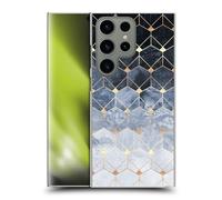 Head Case Designs sous Licence Officielle Elisabeth Fredriksson Hexagones Et Diamants Paillettes Coque Dure pour l'arrière Compatible avec Samsung Galaxy S24 Ultra 5G